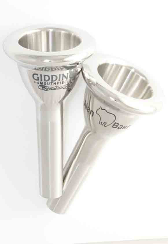 チューバ Giddings & Webster Alan Bear Alan Baer Signature Tuba Moutpieces - Giddings Mouthpieces